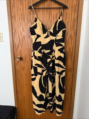 Modi drop waist linen dress with pockets